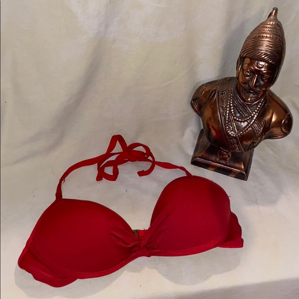 Red bikini top